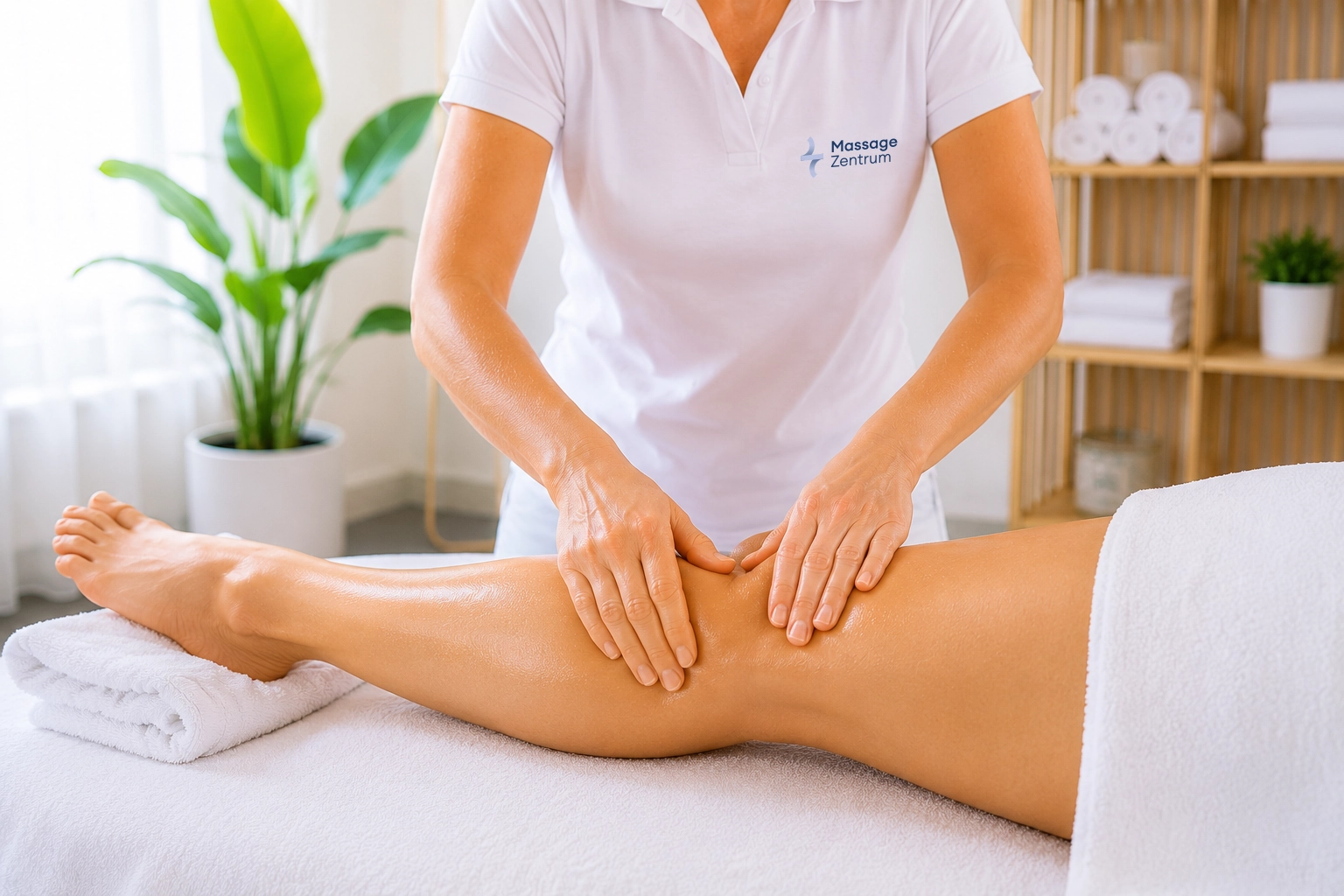 Sanfte Lymphdrainage bei Schwellungen in der Praxis in Eschen