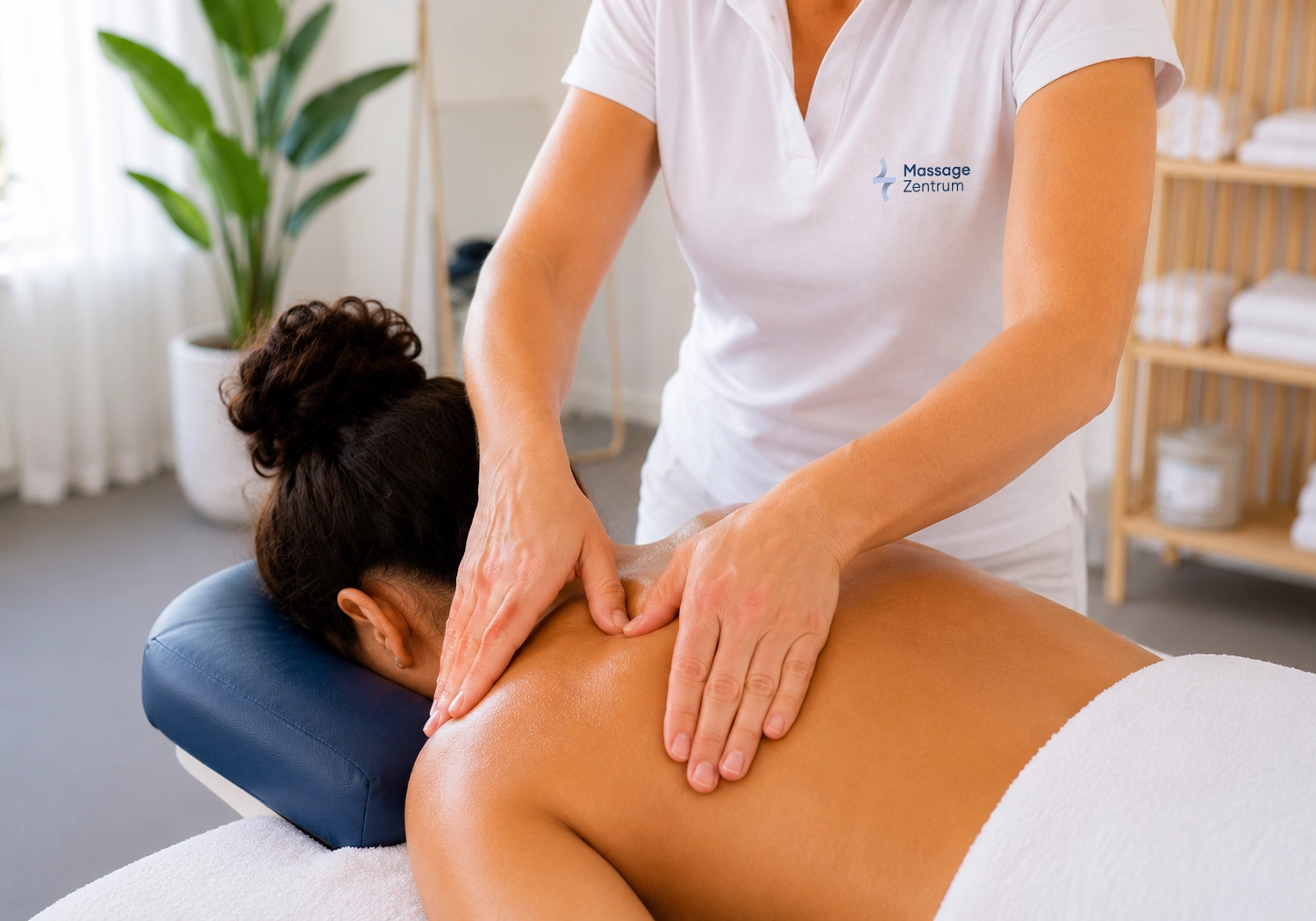 Massage bei Schulterschmerzen in der Praxis in Eschen