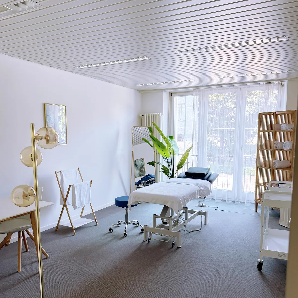 Praxisraum des Massage Zentrum Schaan